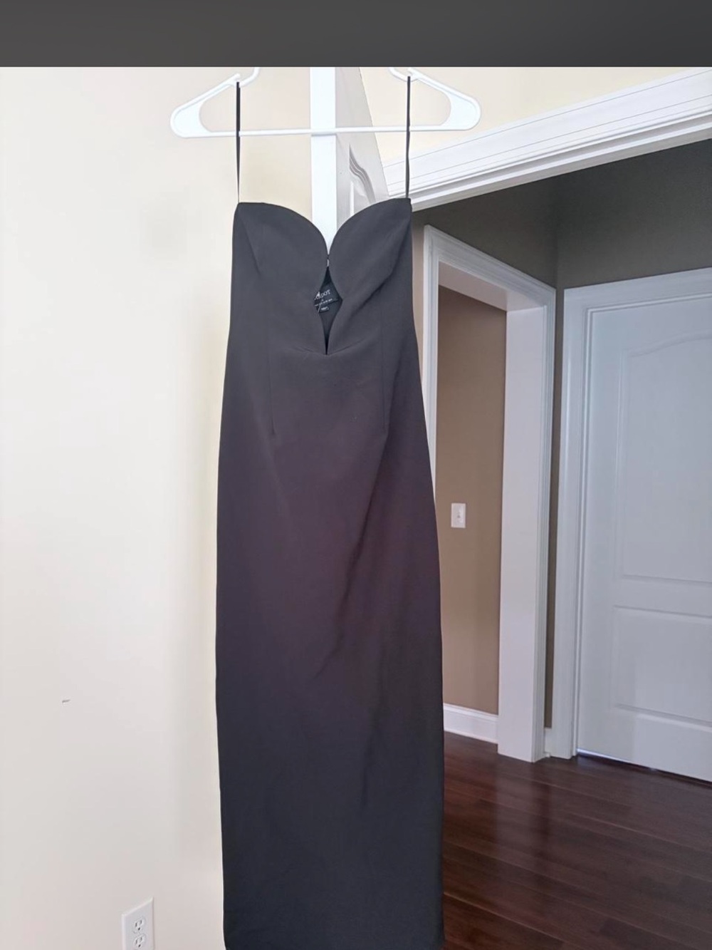 Bardot black formal dress